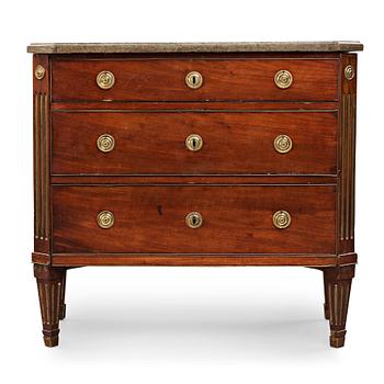 17. A late Gustavian commode by A. Lundelius.