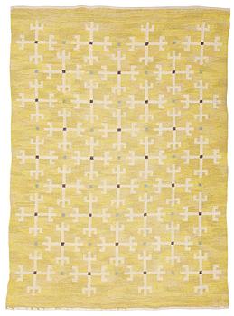 216. Sigvard Bernadotte, Matto, flat weave, ca 232-235 x 166-172,5 cm, signed SB.