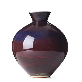 62. Berndt Friberg, a stoneware vase, Gustavsberg studio, Sweden 1975.