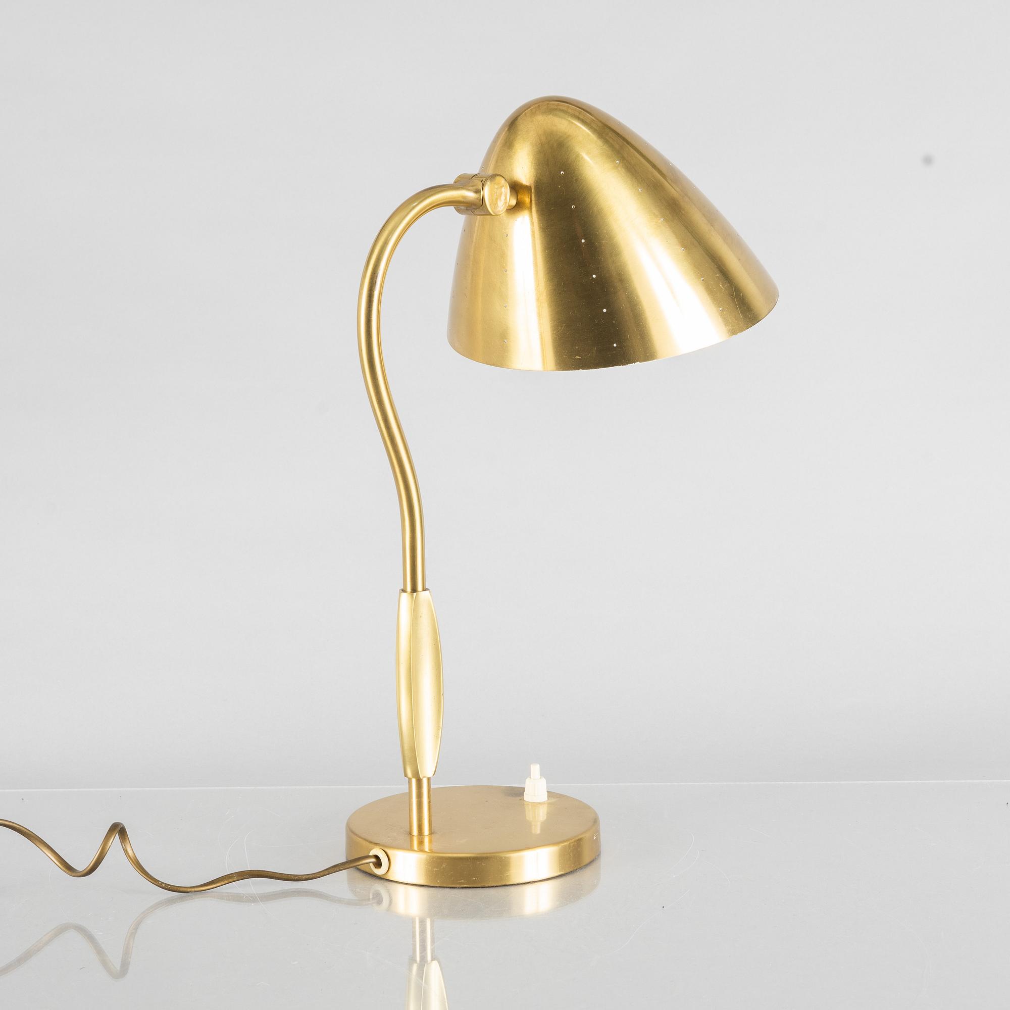 Boréns, bordslampa, Swedish Modern, modell "8410", Borås, 1940/50-tal.