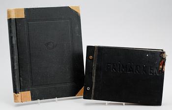 FRIMÄRKSALBUM, 2 st.
