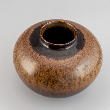 Lasse Östman, a stoneware vase, signed.