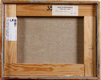 STENVINKEL, JAN, olja på duk, sign, dat 1972 á tergo.