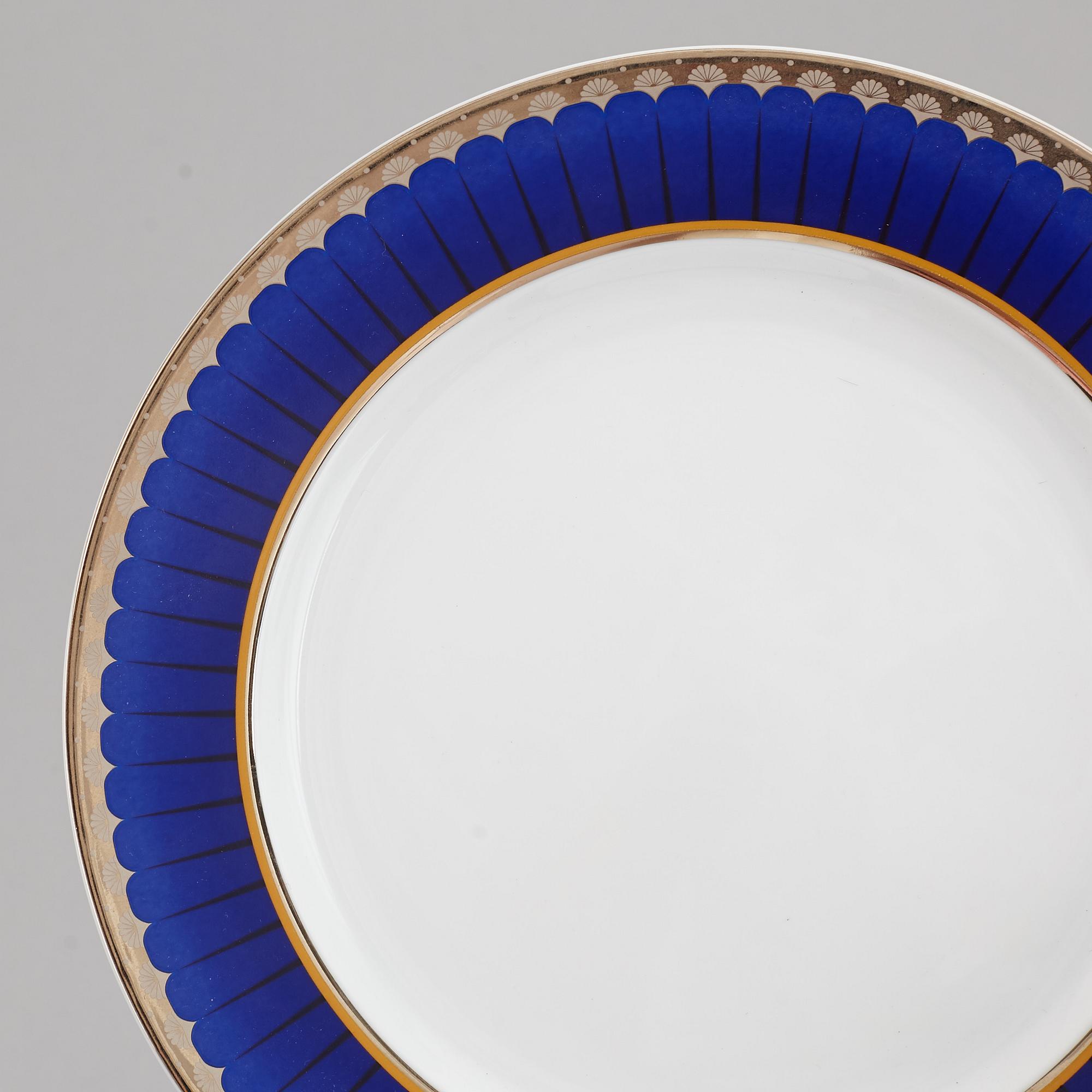A Sigvard Bernadotte  service, Millenium design, 2000. (175 porcelain pieces and 96 cutlery pieces).