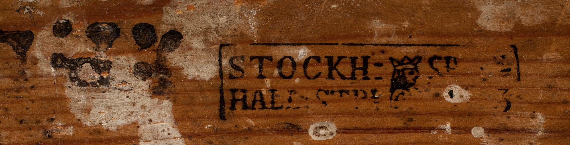 SPEGELLAMPETTER, ett par, Stockholms hallstämpel 1833.