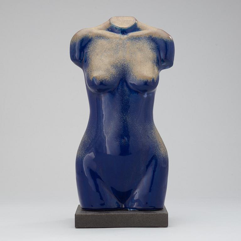An Ulla & Gustav Kraitz stoneware torso, Fogdarp, Förslövsholm.