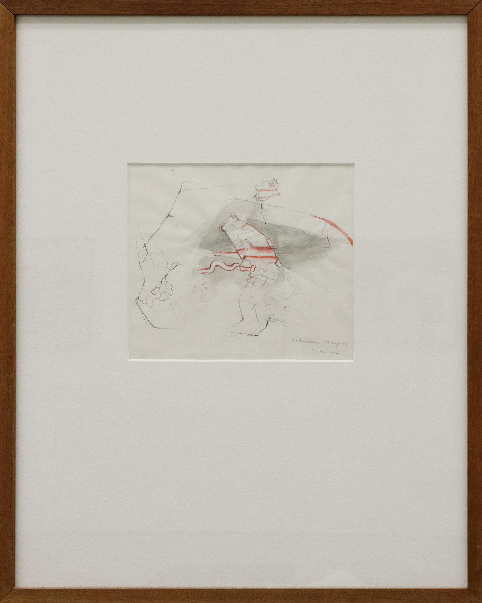 Ingegerd Möller, 3 works, water colour and ink. Signed and dated.