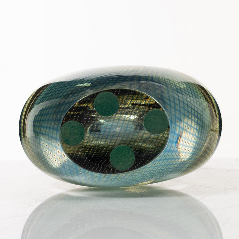 Sven Palmqvist, a 'Kraka' glass vase, Orrefors.