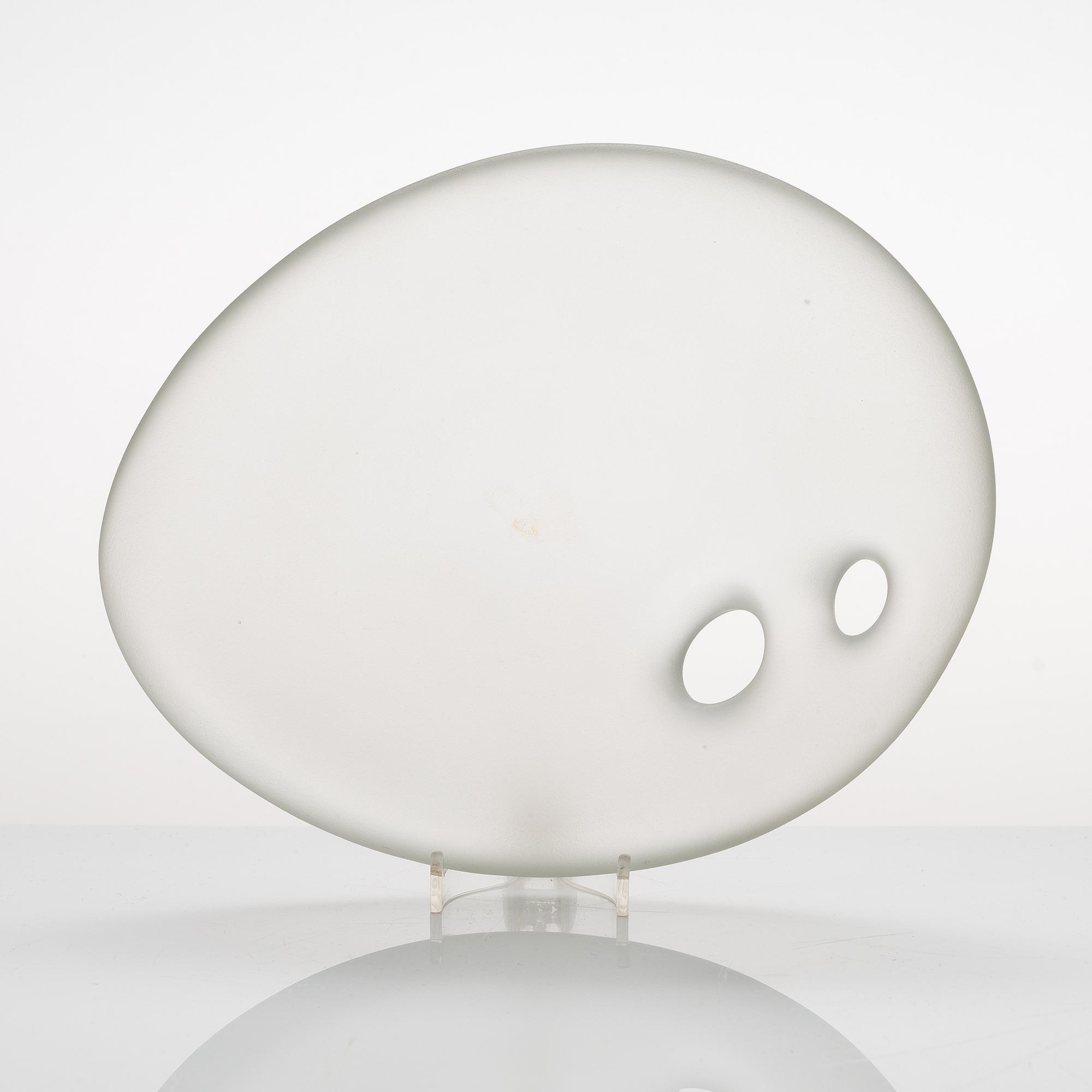 Timo Sarpaneva, skulptur, Hiidenkehto (Jättens vagga) signerad  Timo Sarpaneva, Iittala -54.