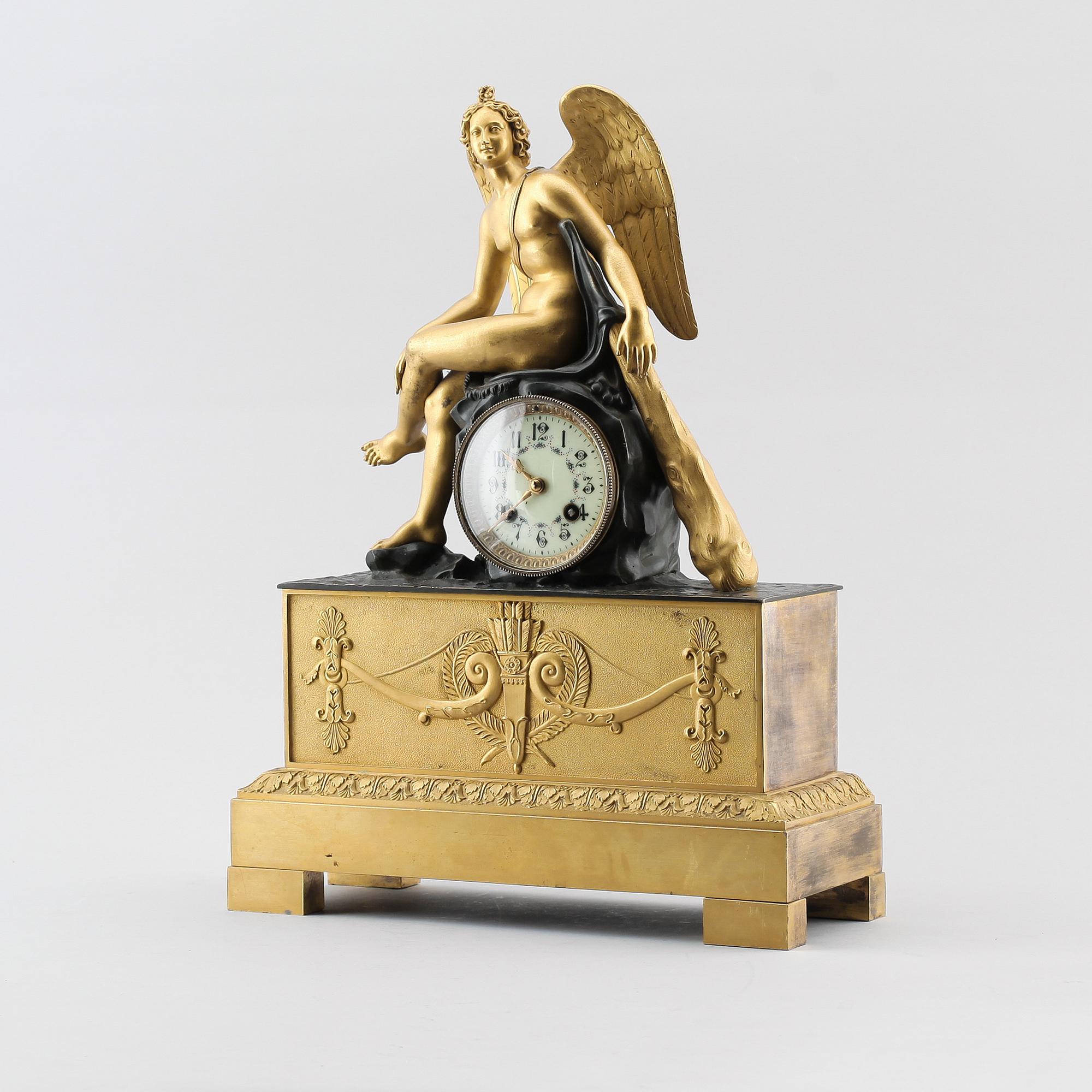 BORDSPENDYL, senempire, 1800-talets mitt.