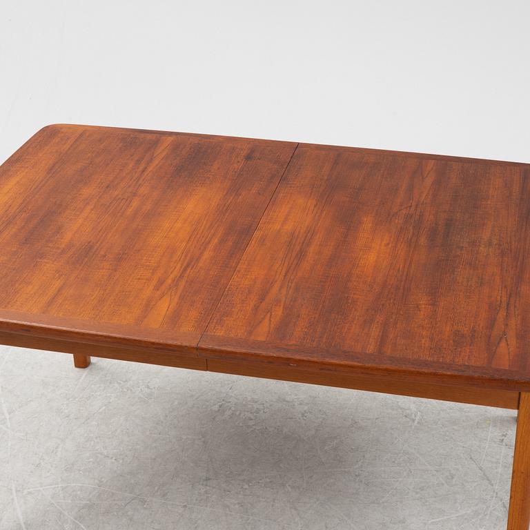 A teak dining table from Ulferts, Tibro. second half of the 20th Century.