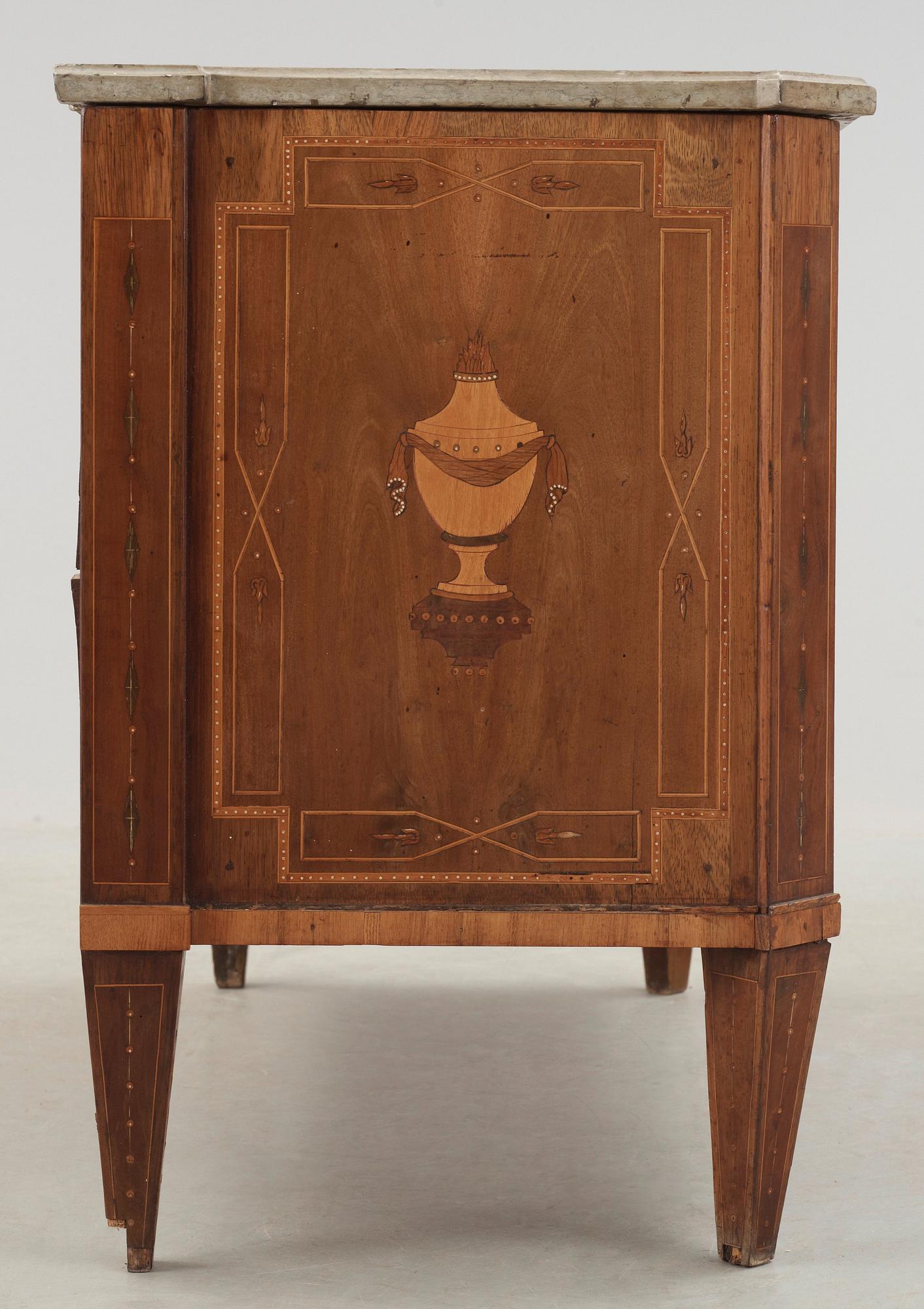 A Gustavian commode by N. P. Stenström (not signed), master 1781.