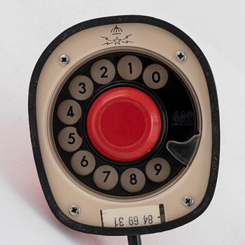 Hugo Blomberg, Ralph Lysell & Gösta Thames, four 'Ericofon' phones, LM Ericsson, Sweden, 1950's.