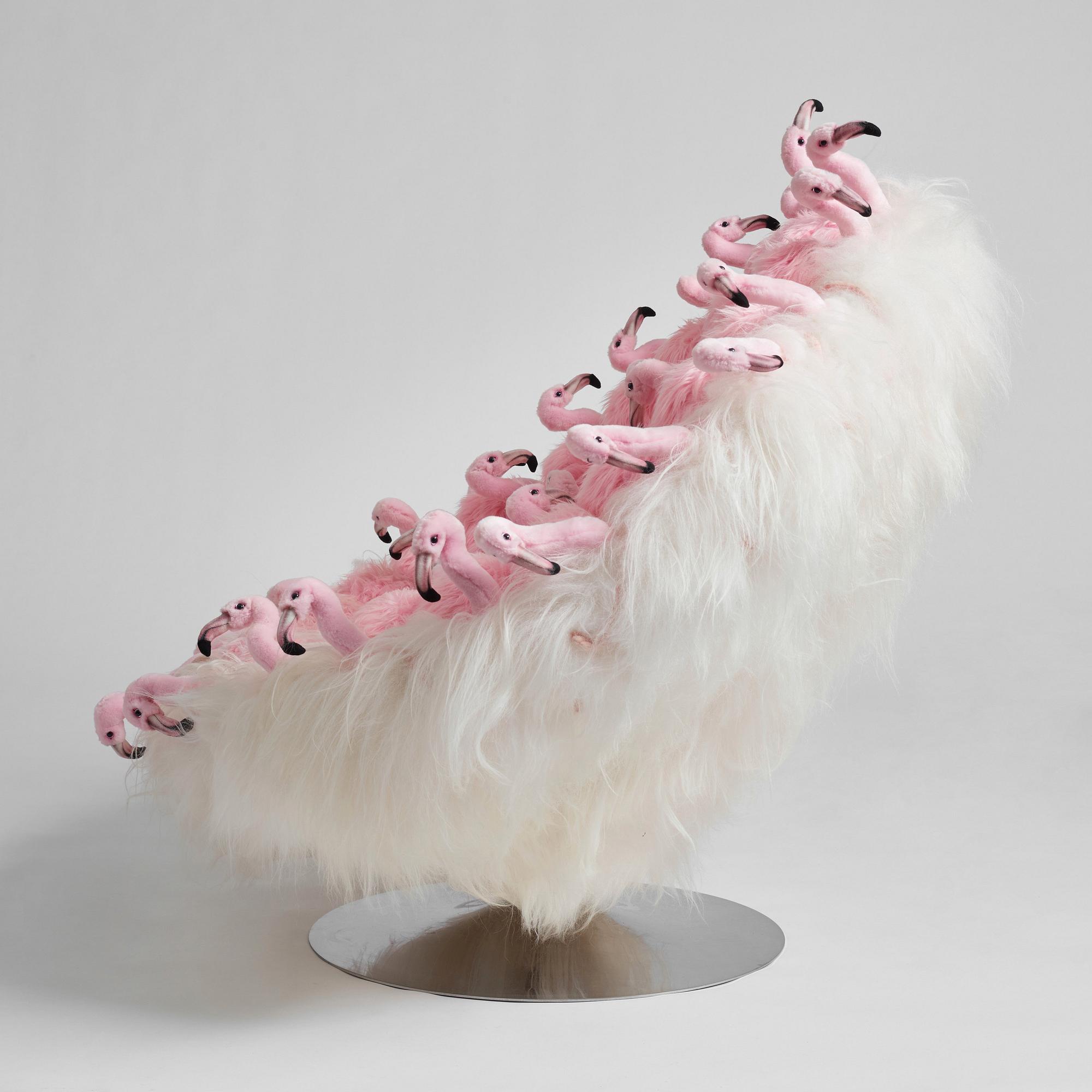 Alexis Verstraeten & Pauline Montironi, "Miss Flamingo" fåtölj, AP Collection, ed. AP1, Belgien 2017.