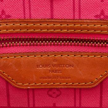 LOUIS VUITTON, a monogrammed canvas shoulder bag, "Stephen Sprouse Roses Neverfull MM", limited edition 2009.