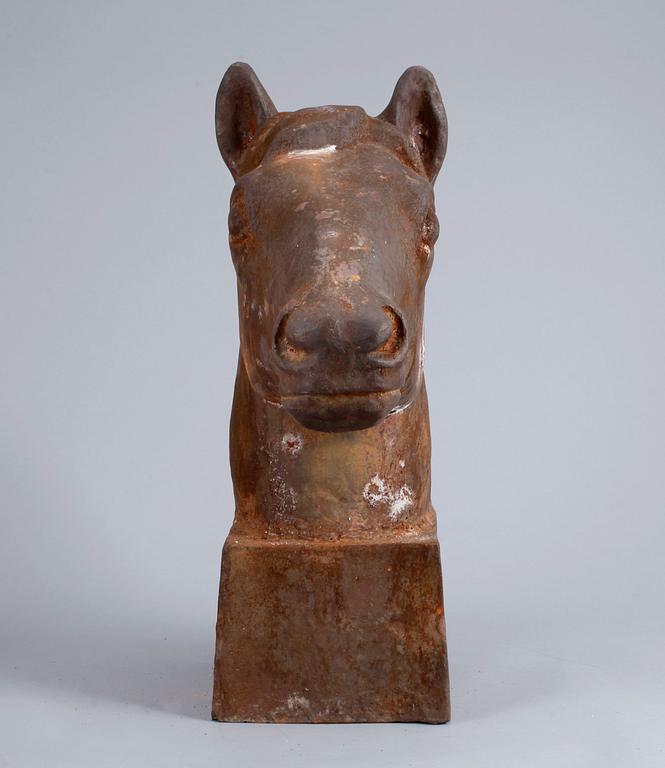 SKULPTUR, järn, 1900-tal.