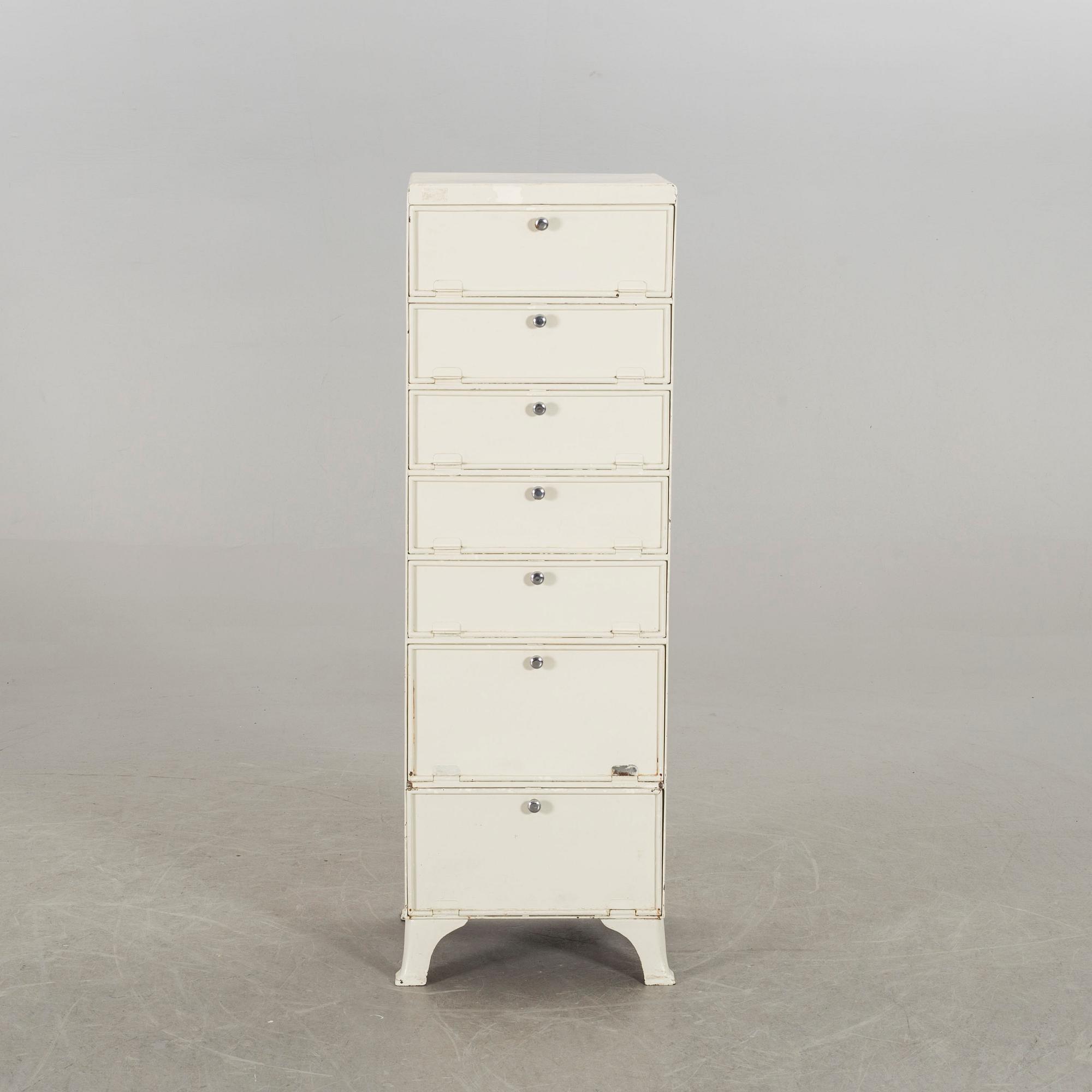 A mid 20th century steel cabinet.
