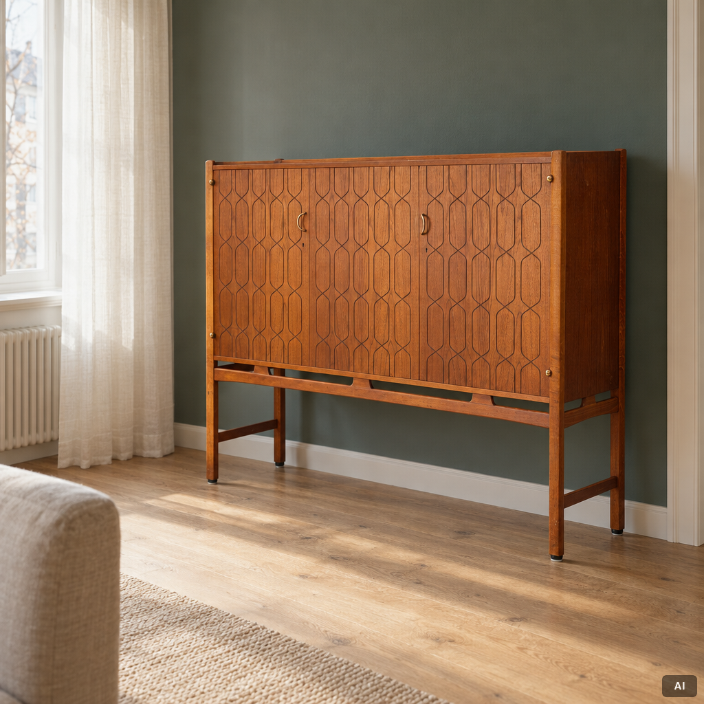 David Rosén, cabinet, “Napoli”, Westbergs möbler, 1960s.
