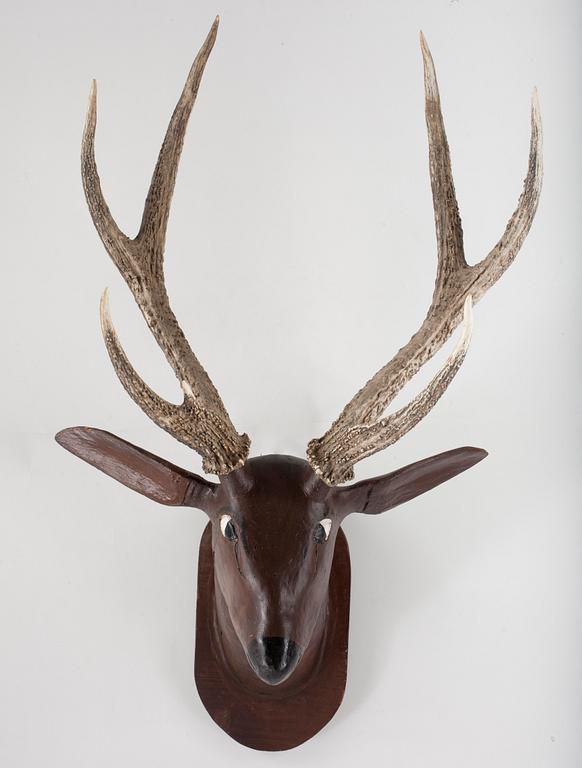 SKULPTUR, trä, 1800-tal.