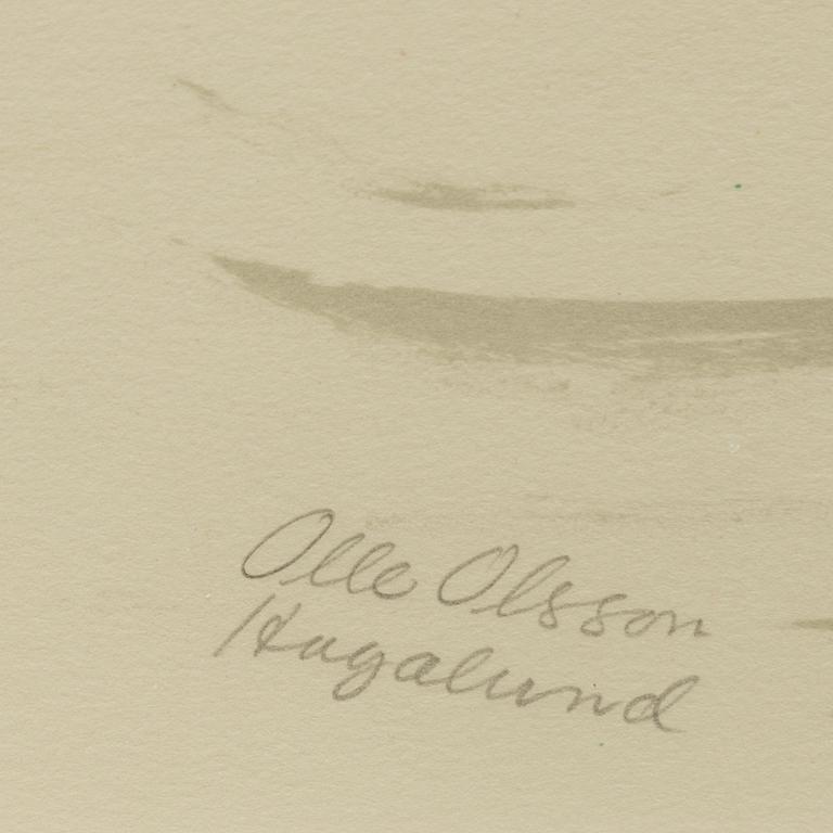 Olle Olsson-Hagalund, "Flicka med undulater".