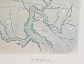EINAR JOLIN, färglitografi, signerad och numrerad 57/360.