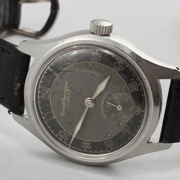 HERRARMBANDSUR, stål, Girard-Perregaux, Schweiz, 1940-tal.