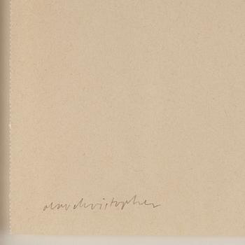 Olav Christopher Jenssen,  mixed media on paper, signed and dated 23.mars 1989.