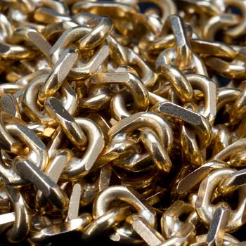 COLLIER, 18 k guld. Vikt ca 76 g.
