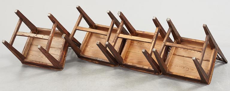 STOLAR, 4 st, s.k. Leksandsmodell, omkring 1900.