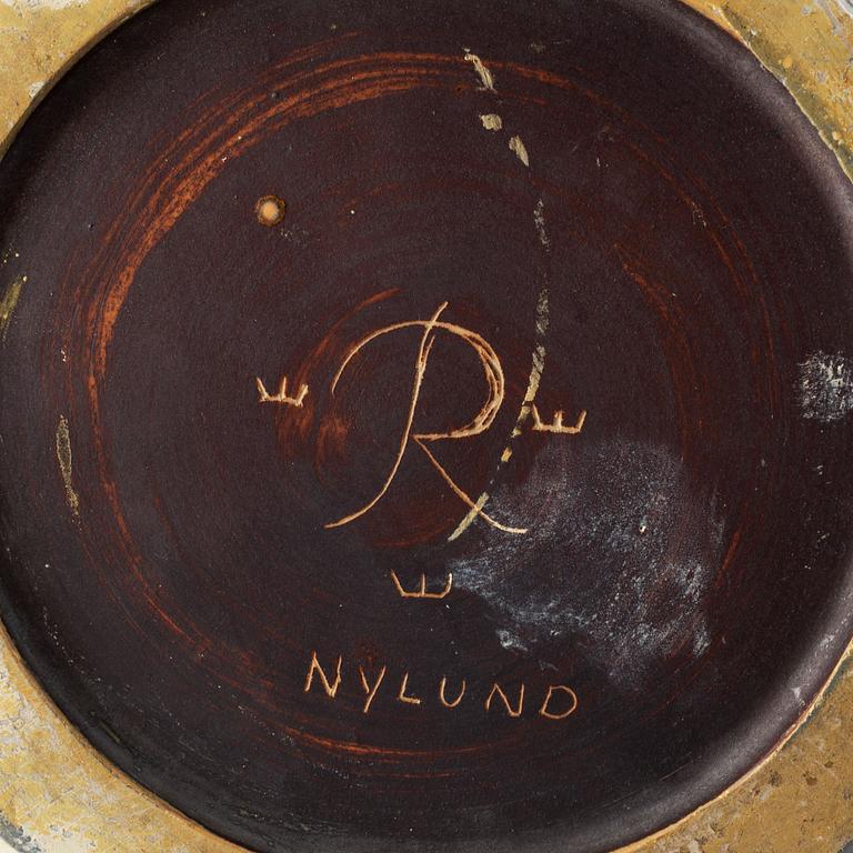 Gunnar Nylund, a stoneware vase for Rörstrand, signed.