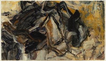 Jukka Mäkelä, olja på papper, signerad och daterad -87.