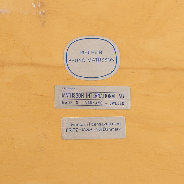 Bruno Mathsson & Piet Hein, matbord, "Superellips", Mahsson International, Värnamo.