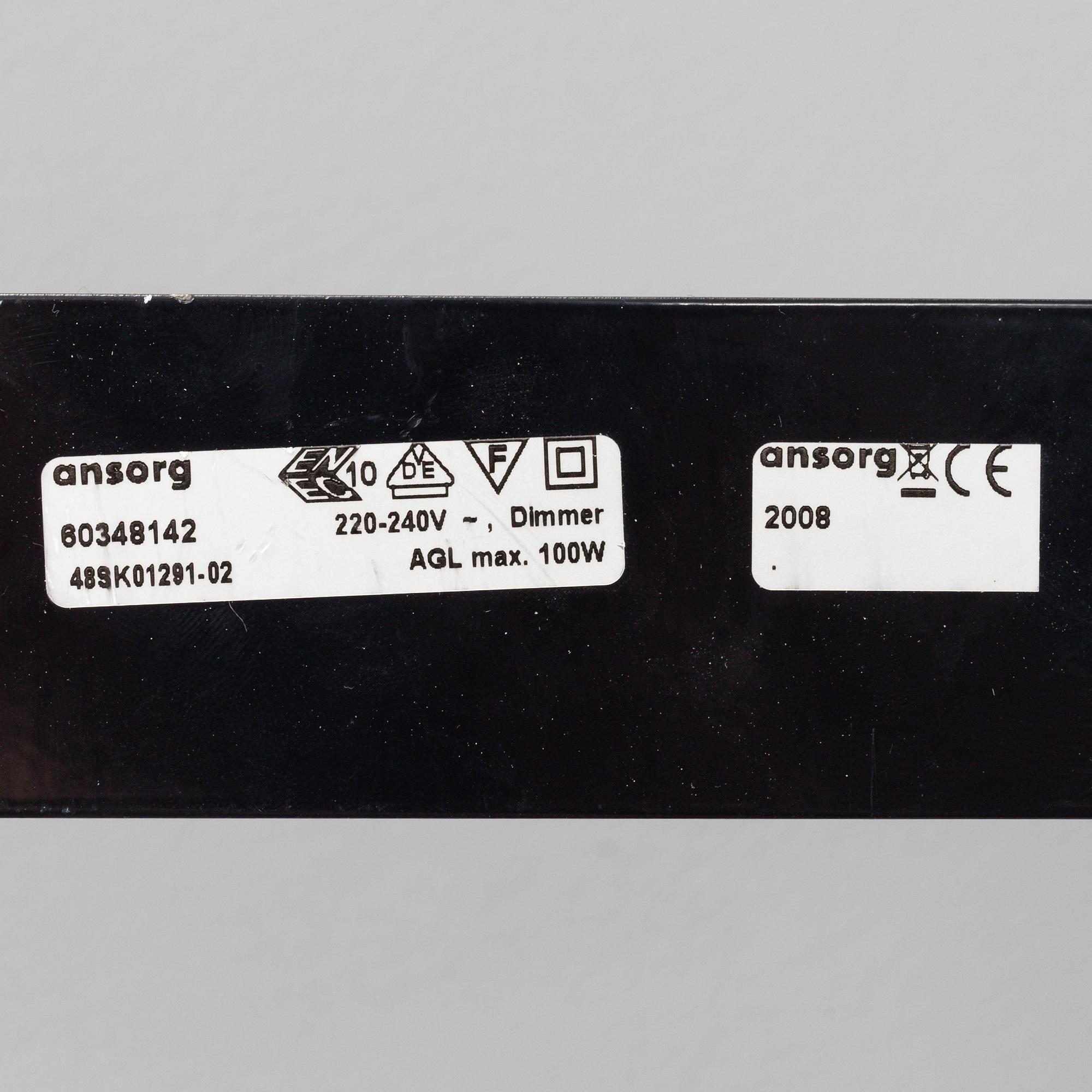 a JEAN PROUVÉ "Potence" wall light designed in 1950, ansorg for Vitra.