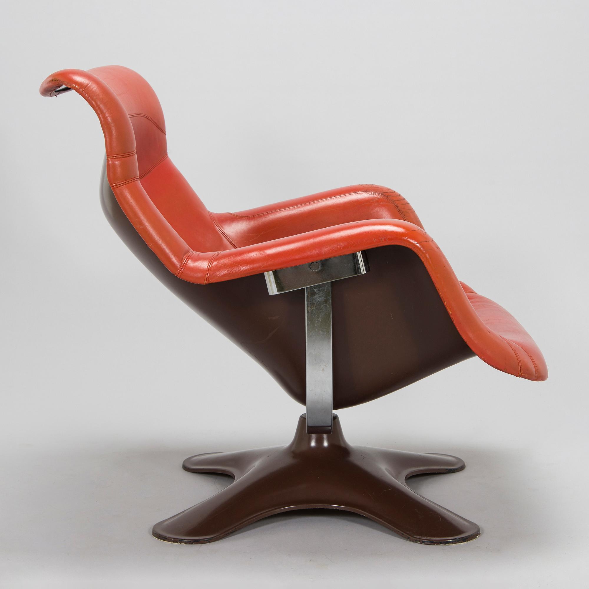 Yrjö Kukkapuro, nojatuoli, "Karuselli" Haimi, 1960-luku.