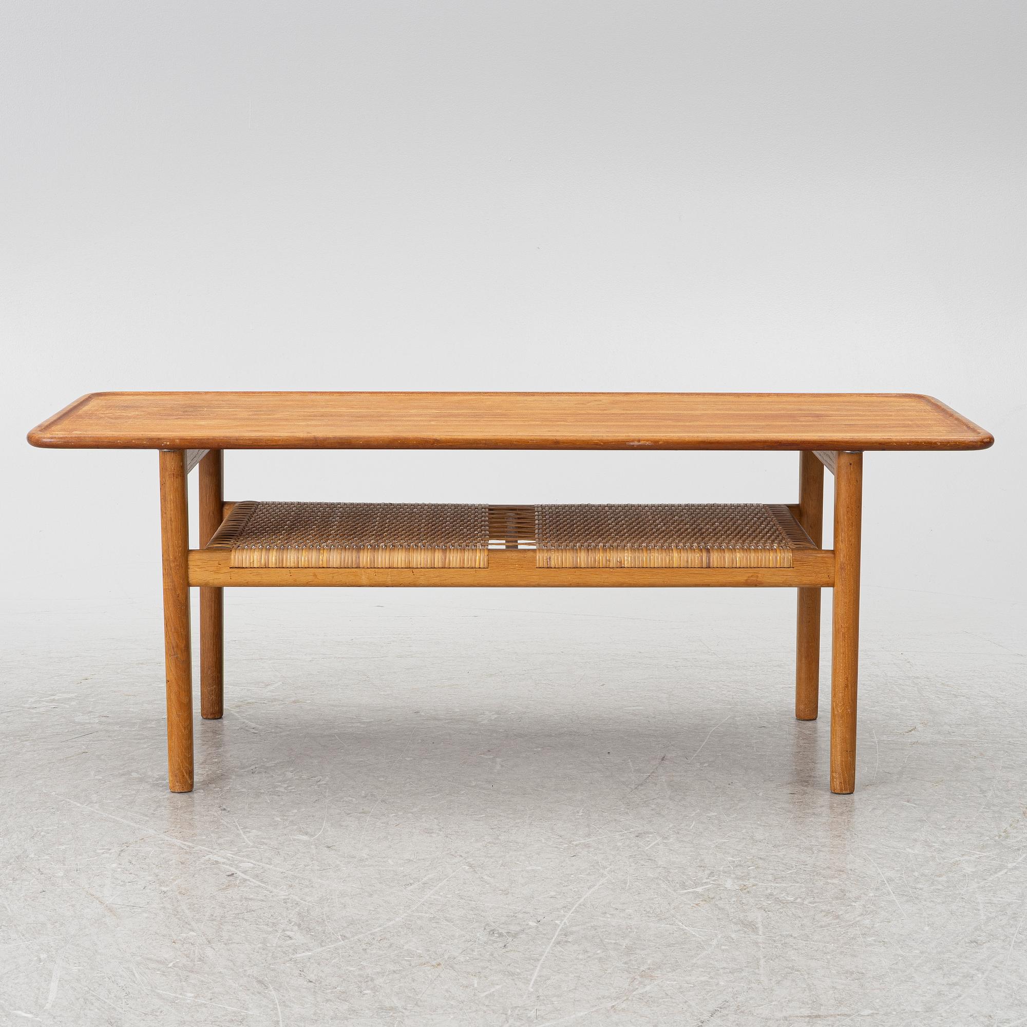 Hans J. Wegner, A coffee table, Andreas Tuck, Denmark, 1960's.