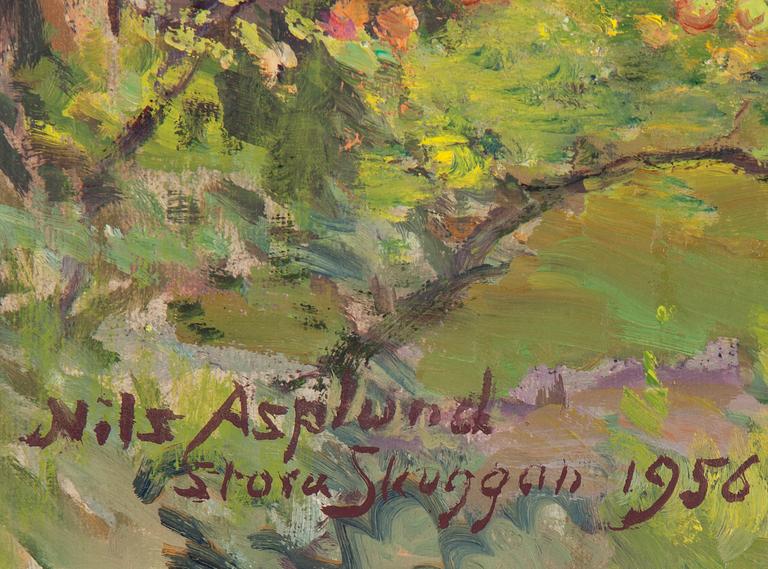 NILS ASPLUND, oil on canvas, signed and dated  1956.
