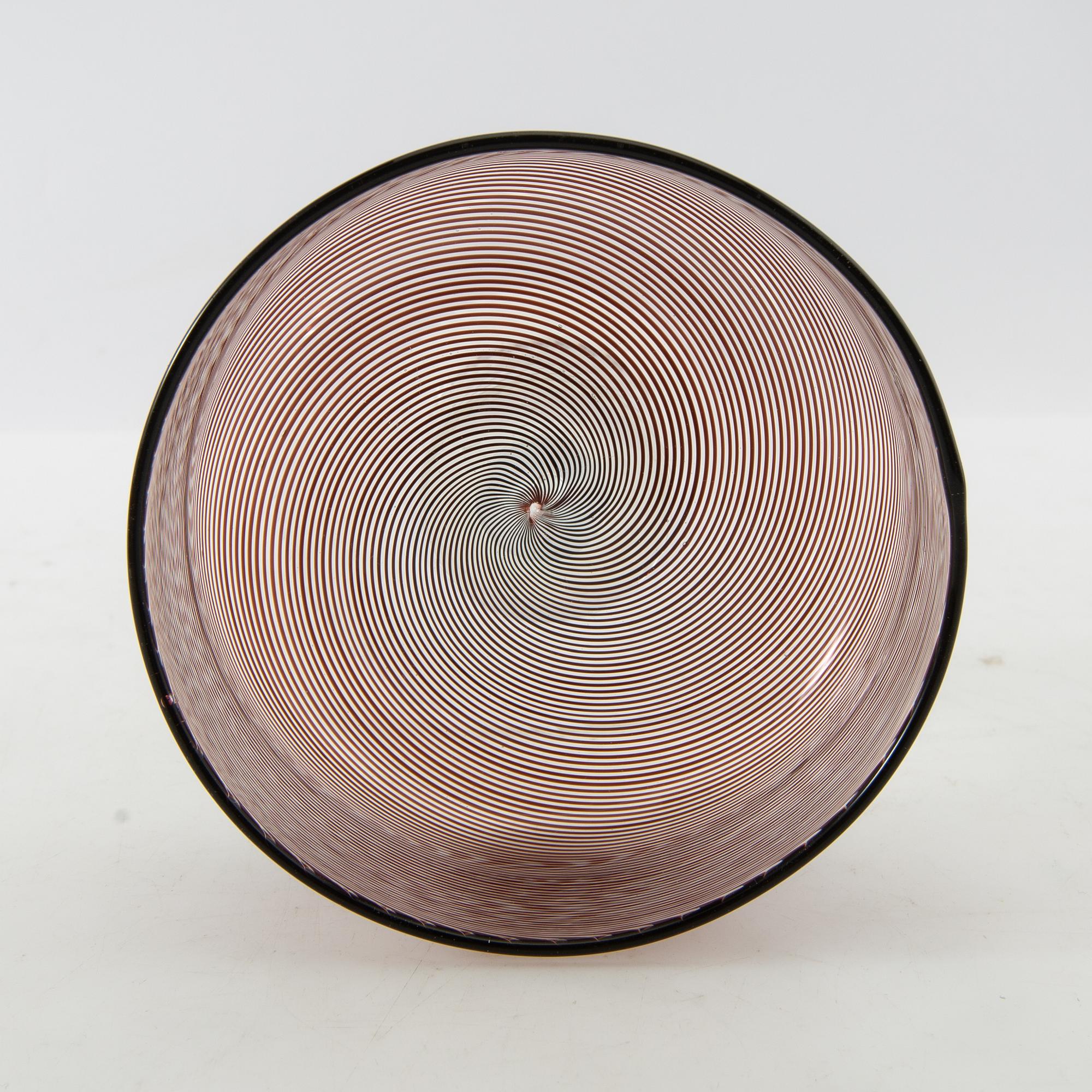 TAPIO WIRKKSLA AT VENINI Tapio Wirkkala, glass, 5 pcs, 