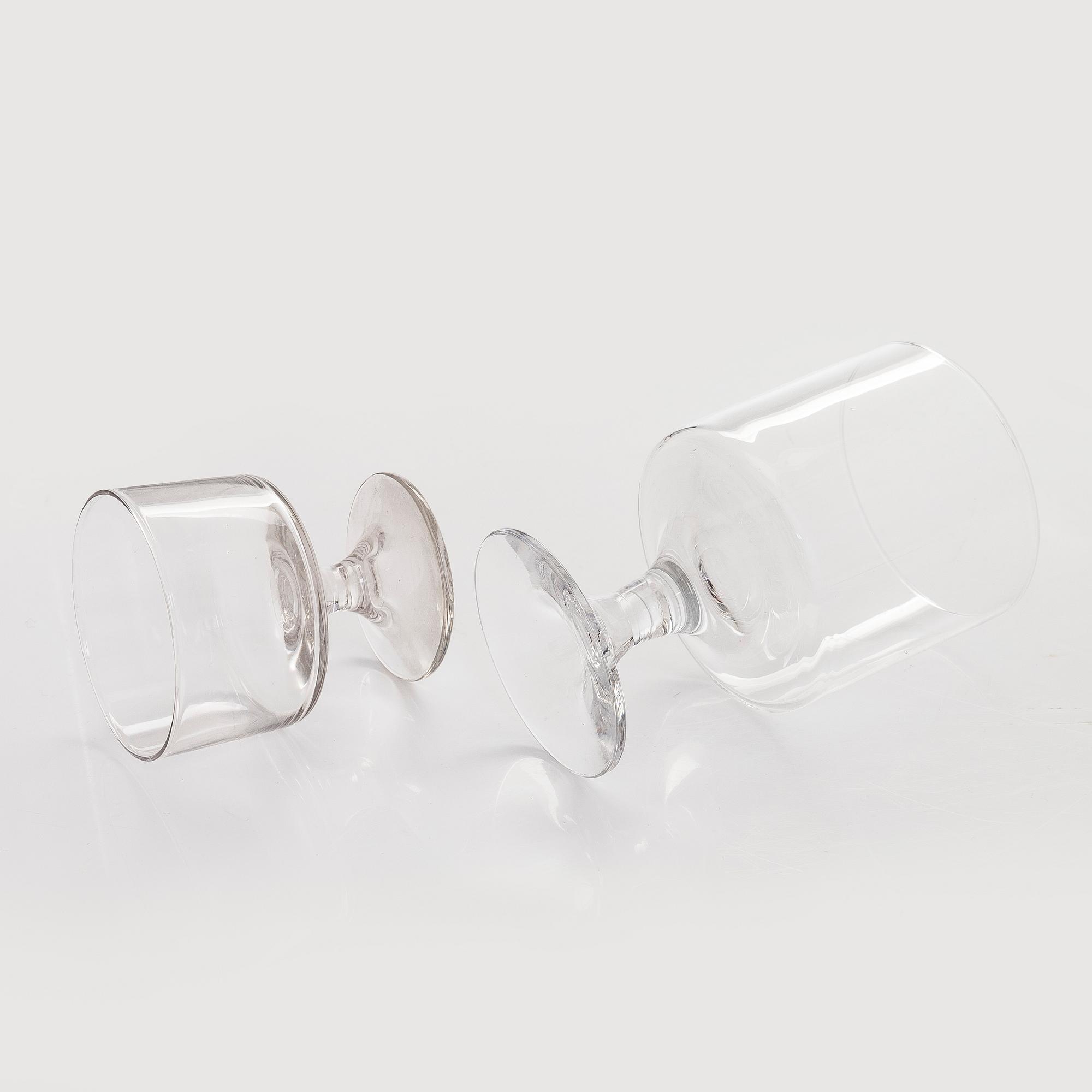 Tapio Wirkkala, glasservis, 45 delar, "Marski" Iittala.