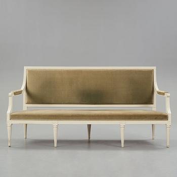 SOFFA, av Johan Lindgren (mästare i Stockholm 1770-1800), Gustaviansk.