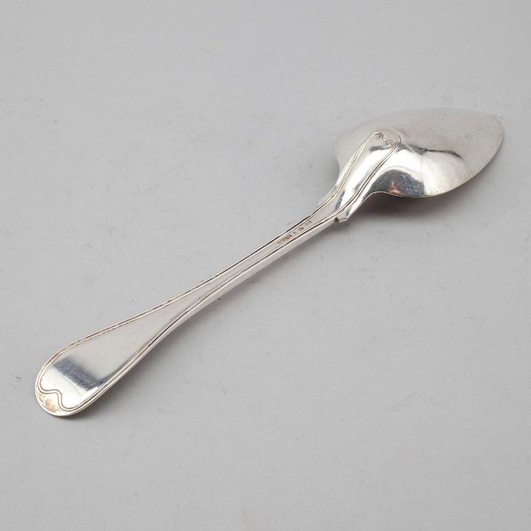 RAGUSKED, silver, Arvid Öhrn, Gävle 1846. Vikt ca 138 gram.