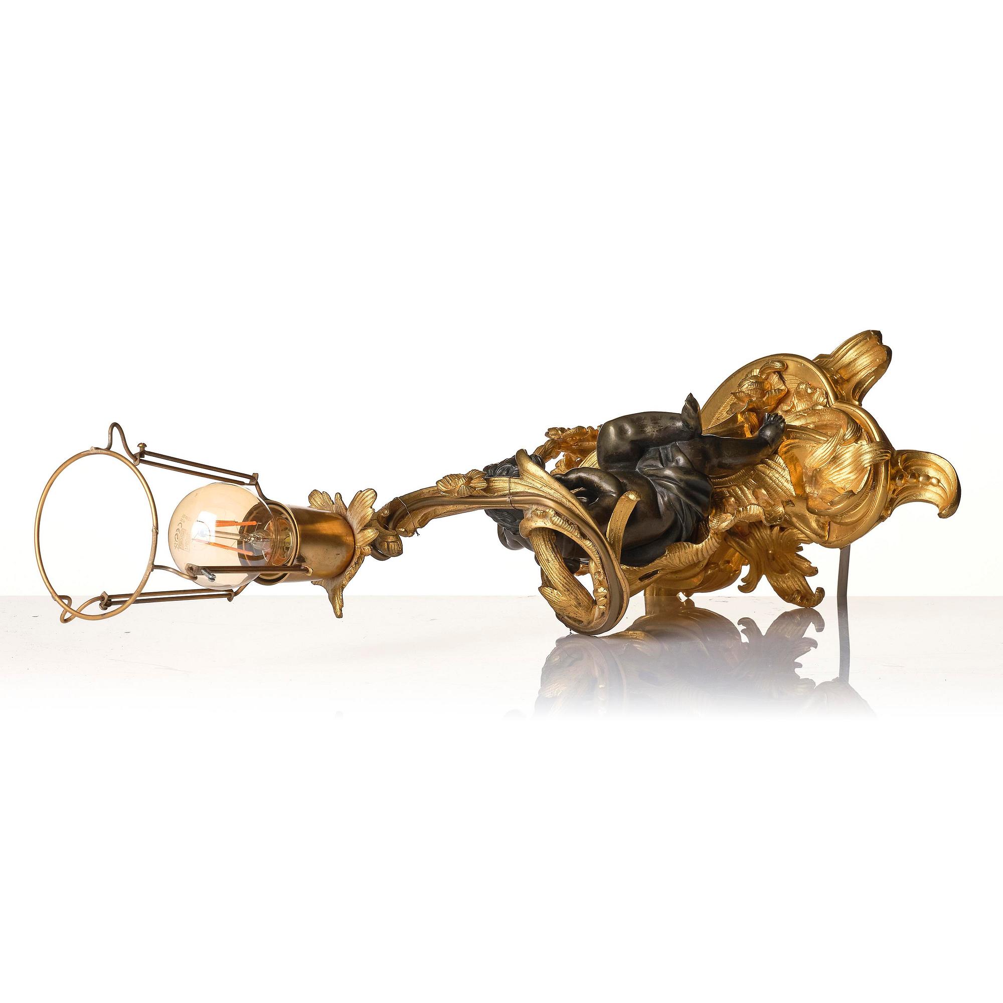 Bordslampa, Frankrike, 1800-talets slut, Louis XV-stil.