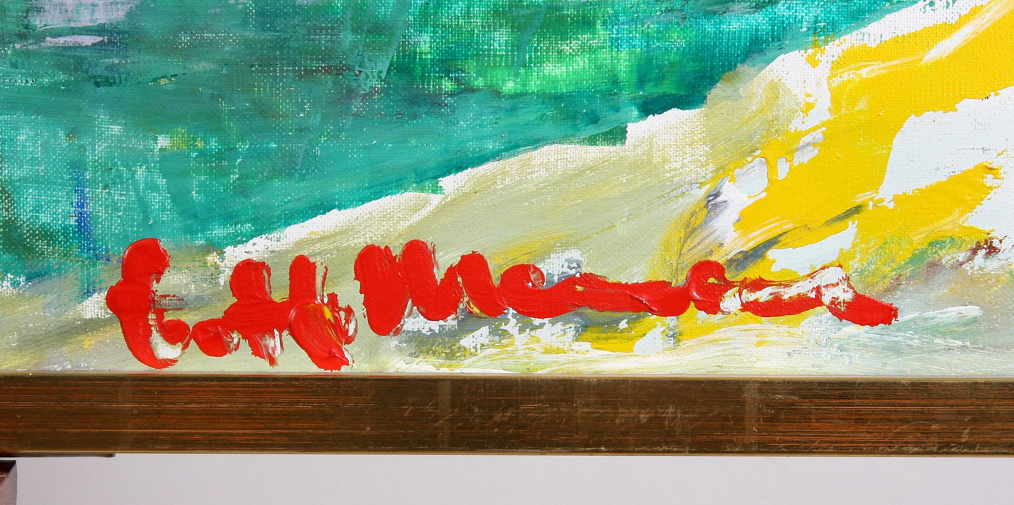 MANTEL, HELMUT. Olja på duk. Sign.