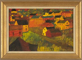 Primus Mortimer Pettersson, oil on panel, signed.