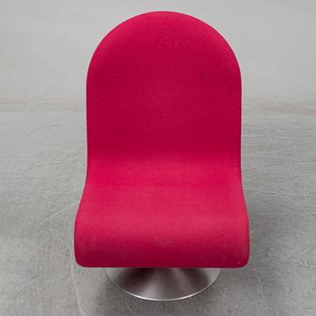 VERNER PANTON, stol/fåtölj, "System 1-2-3", Danmark.