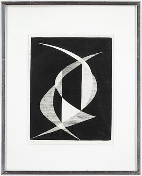 Pierre Olofsson · PIERRE OLOFSSON, etsning, signerad samt numrerad 39/65.