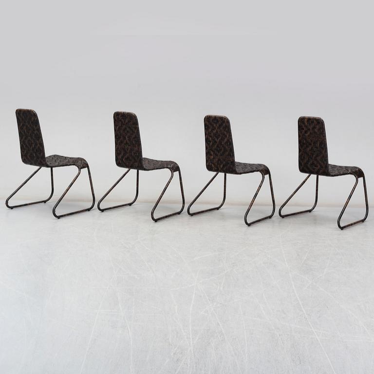 A set of four 'Flo-chairs' by Patricia Urquiola for Driade.