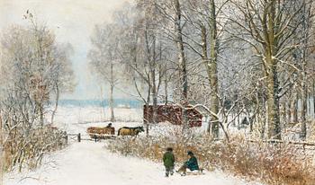 33. Olof Hermelin, Winter landscape.