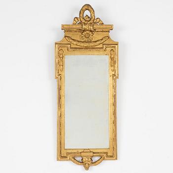 A Gustavian mirror by Niclas Falkengren, Jönköping (active 1776-1813).