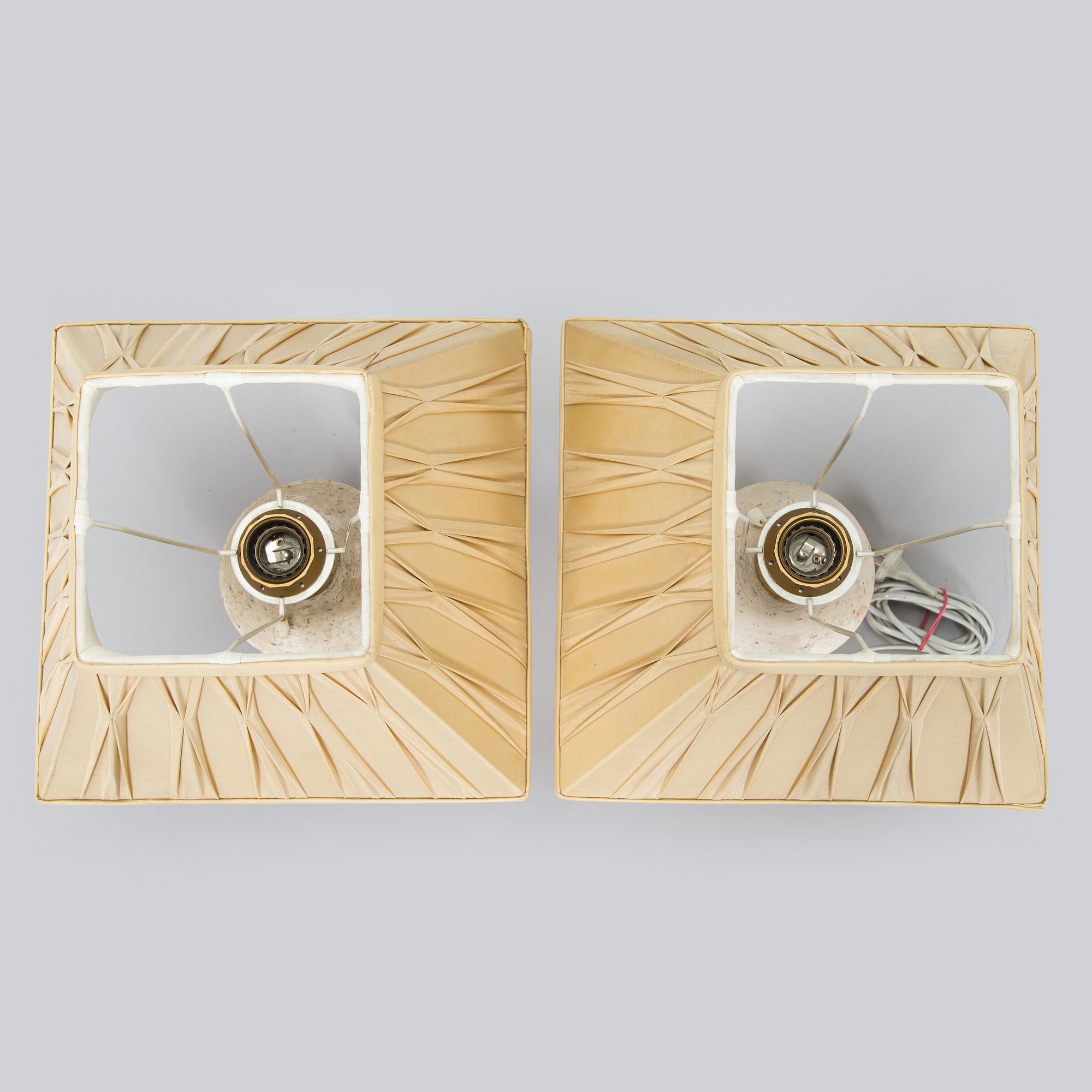 A pair of 1960/1970 table lamps for Bitossi.
