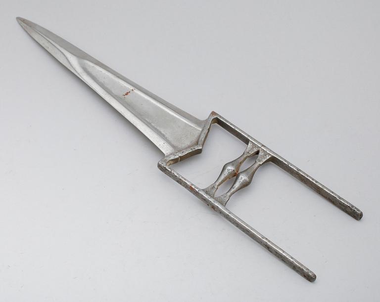 KATAR, stål, orientalisk, 1800-/1900-tal.